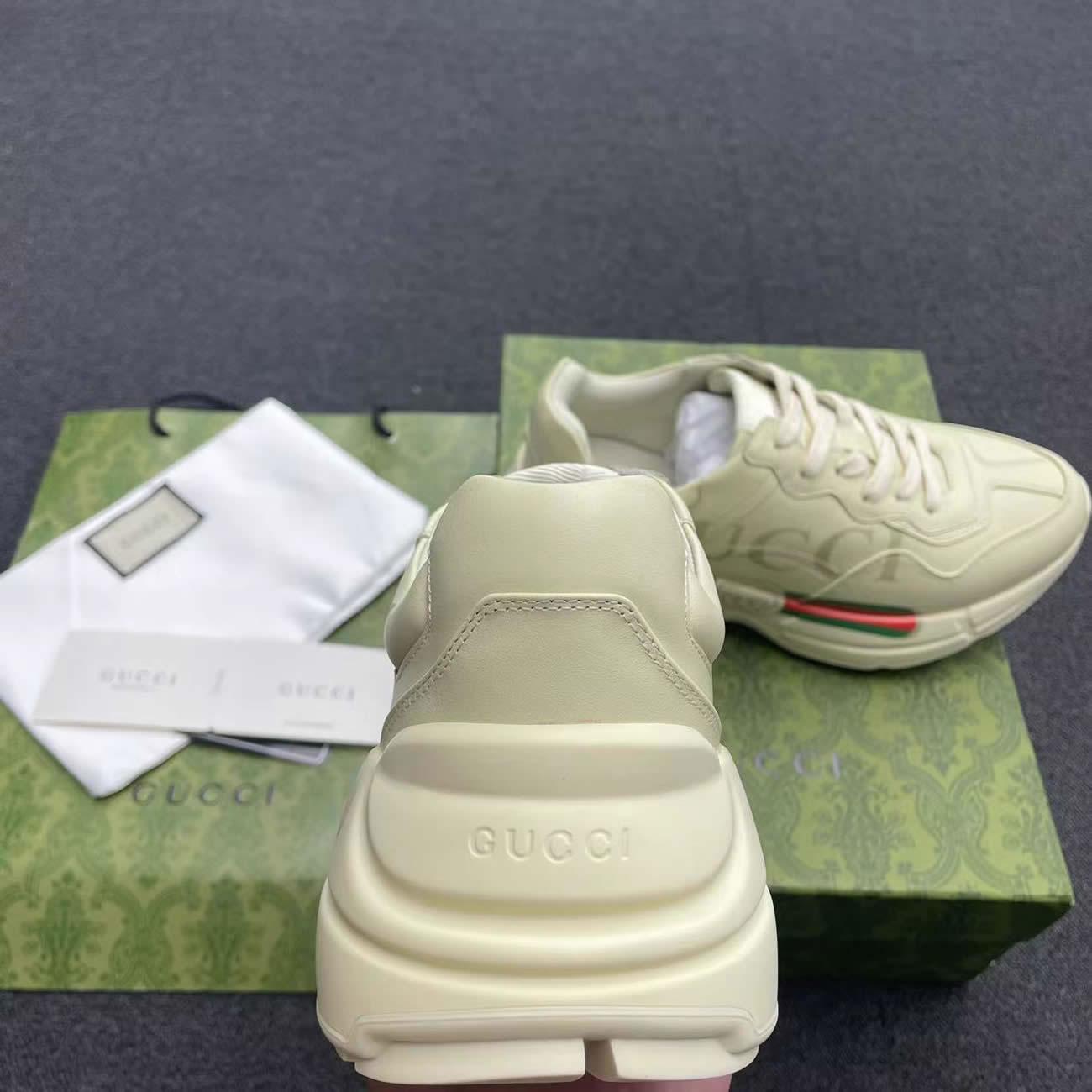 Gucci Rhyton Vintage Logo W 528892 Drw00 9522 (21) - newkick.cc